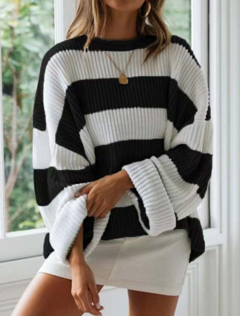 Oversized Striped Sweater