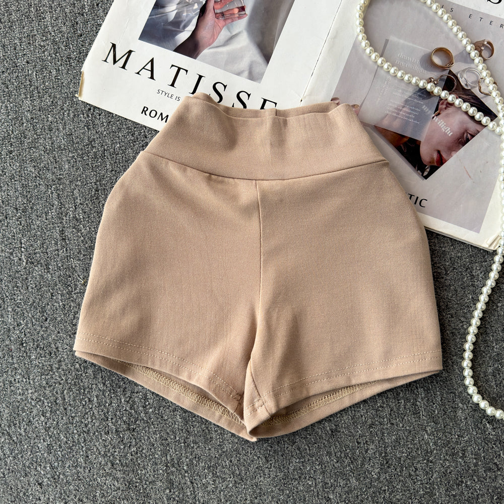 High-Rise Stretch Shorts