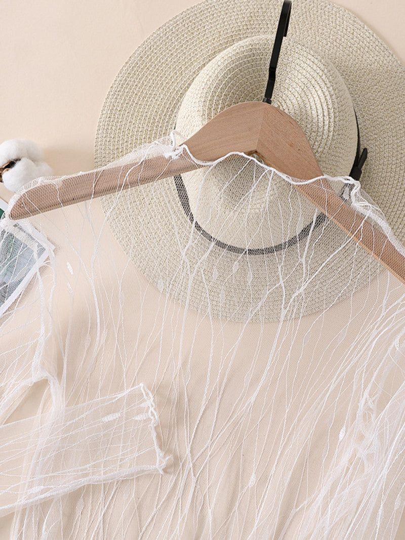 Sheer Long Sleeve Top