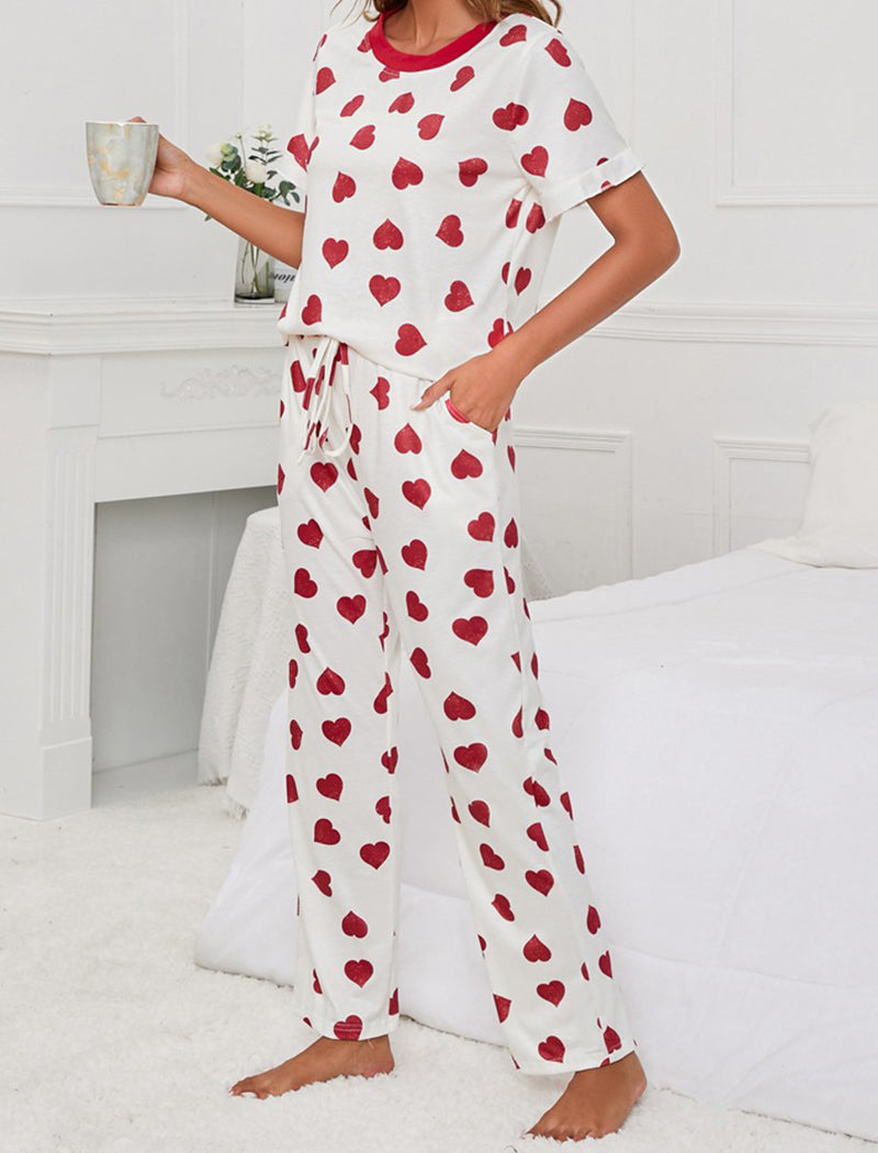 Relaxed Tee and Pants Pajama Set