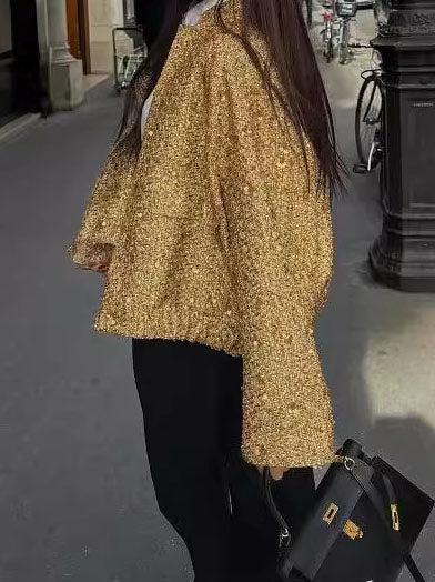 Shimmer Bomber Jacket