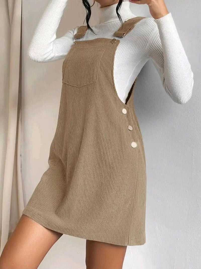 Corduroy Mini Dress
