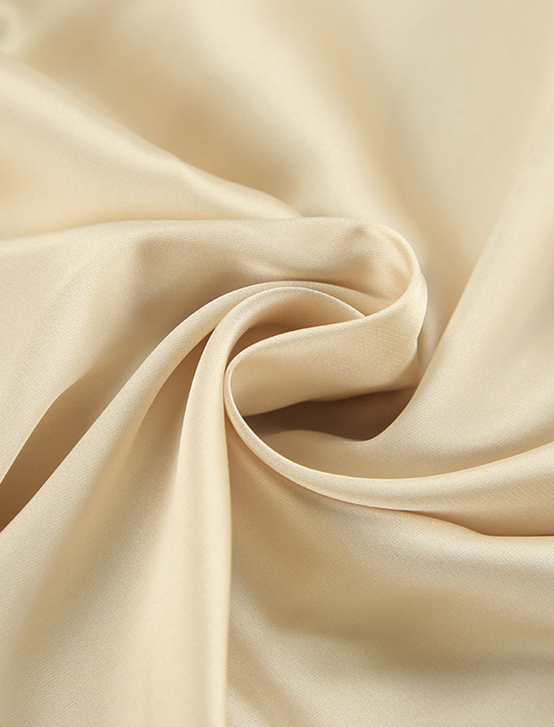 Tie-Front Satin Shirt