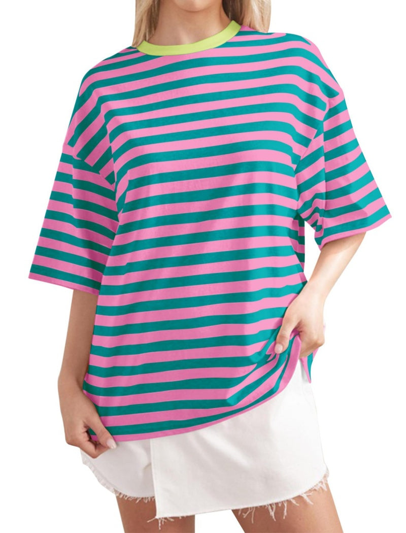 Loose-Fit Striped Tee