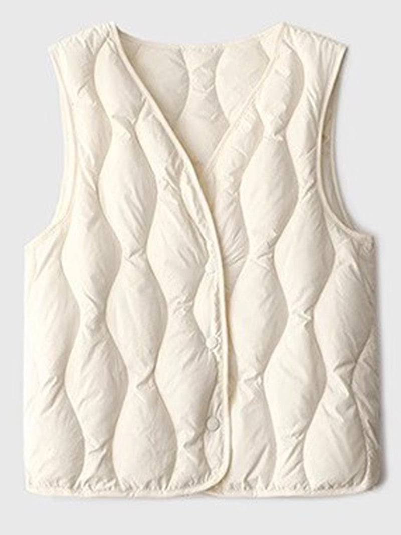 Quilted Sleeveless Vest