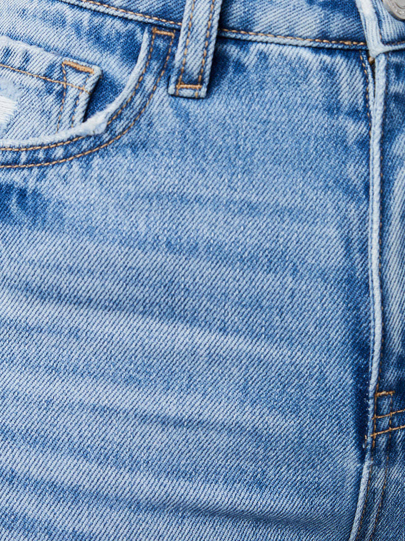 Distressed Flared Jeans