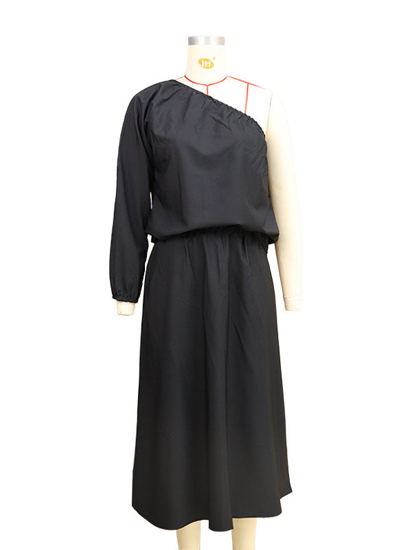 One-Shoulder Maxi Dress