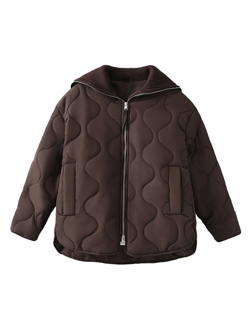 Casual Collared Oversized Jacket