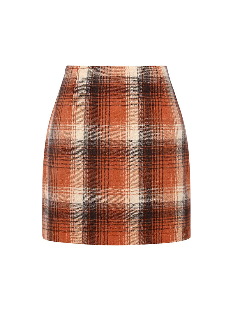 Plaid Mini Skirt