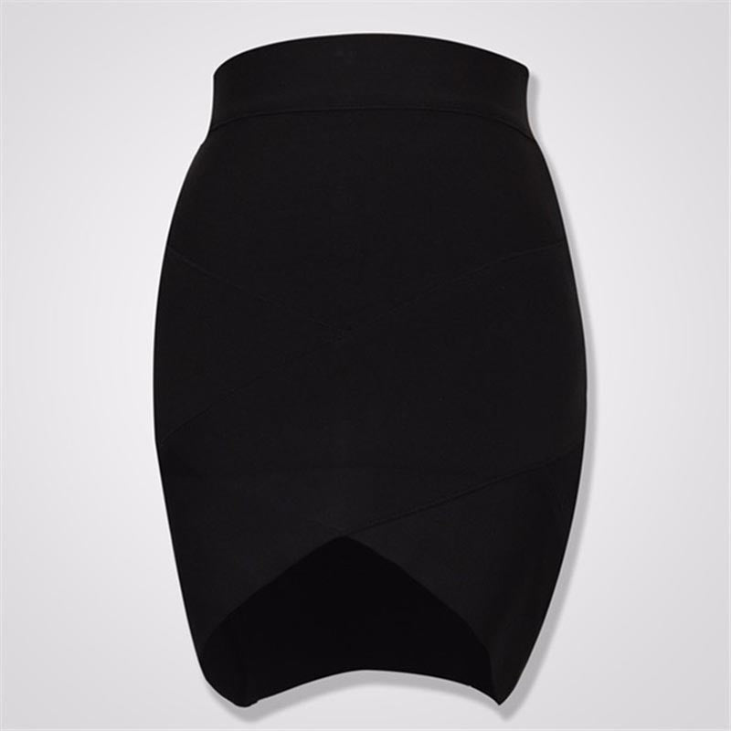 Asymmetrical Bodycon Mini Skirt