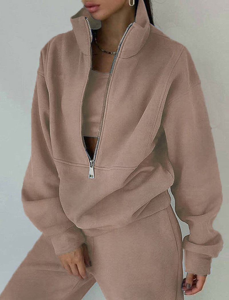 Zip-Up Relaxed Track Set