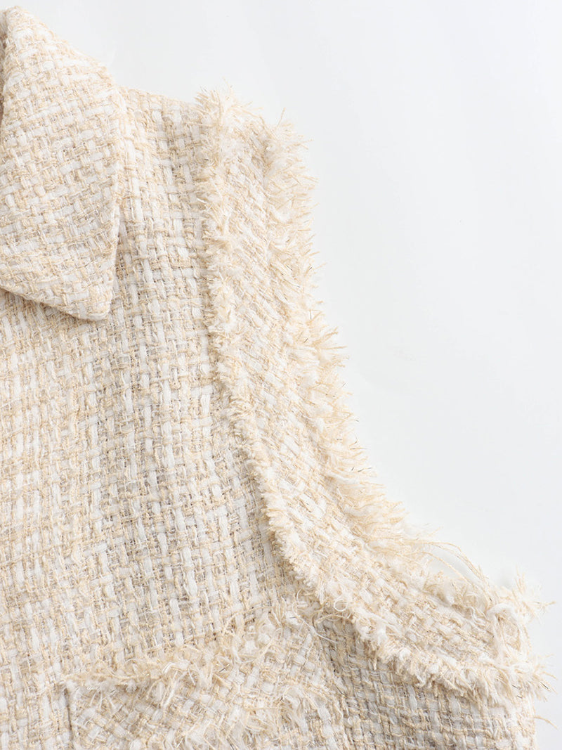 Cropped Button-Up Vest