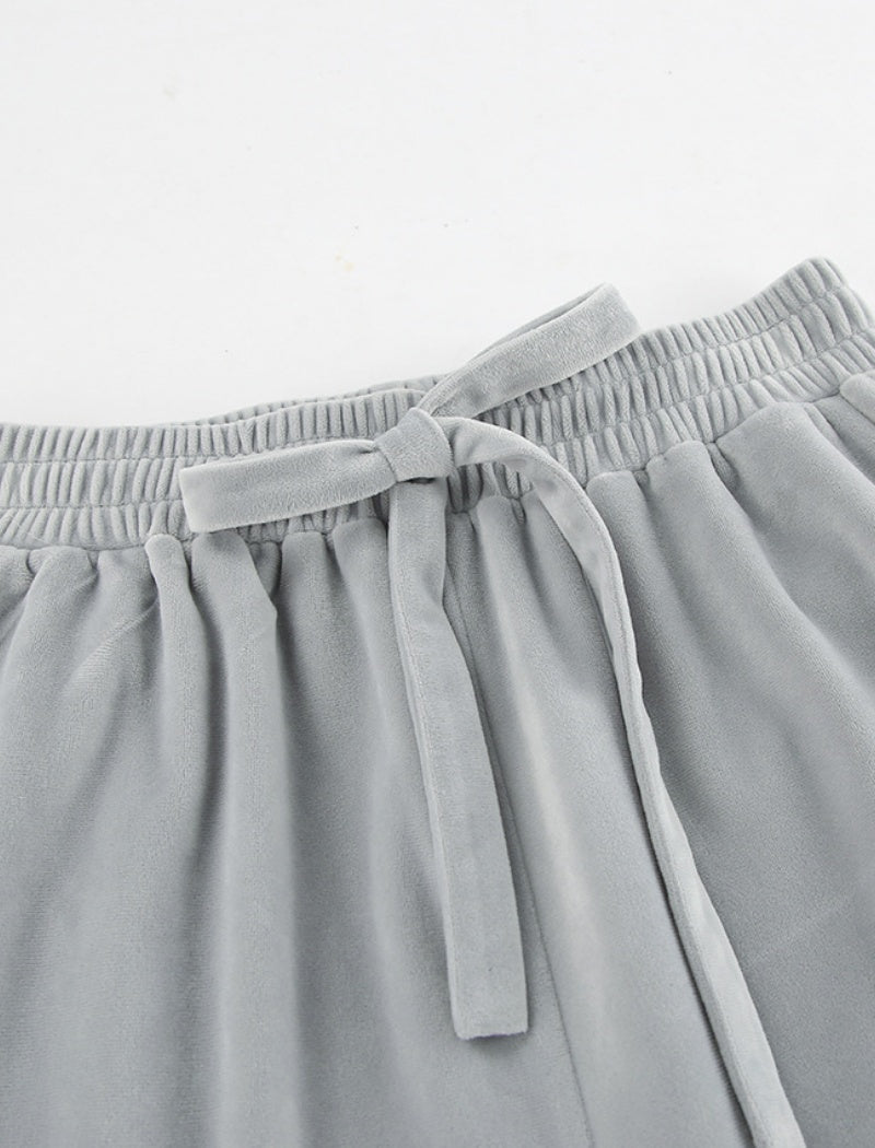 Off-Shoulder Top and Wide Leg Pants Set