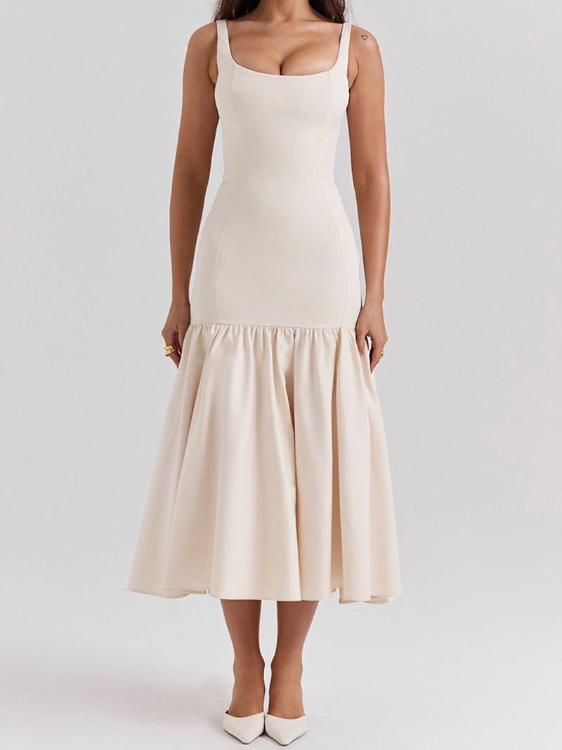 Sleeveless Mermaid Midi Dress