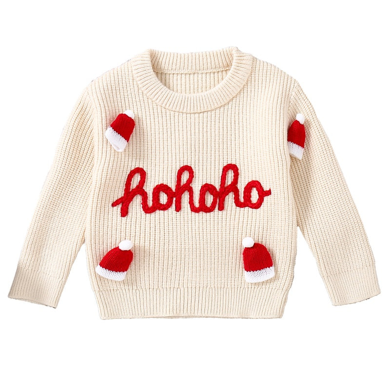 Christmas Letter Long Sleeve Sweater