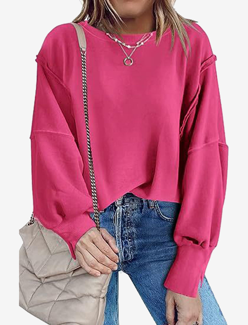 Oversized Long-Sleeve Pullover