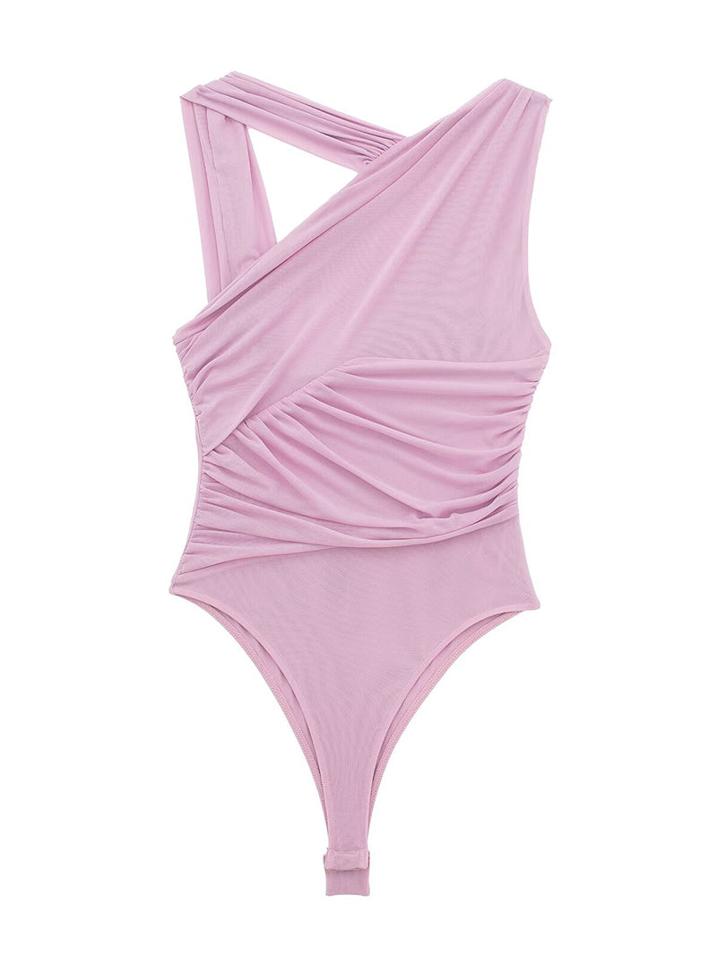 Cross-Front Bodysuit