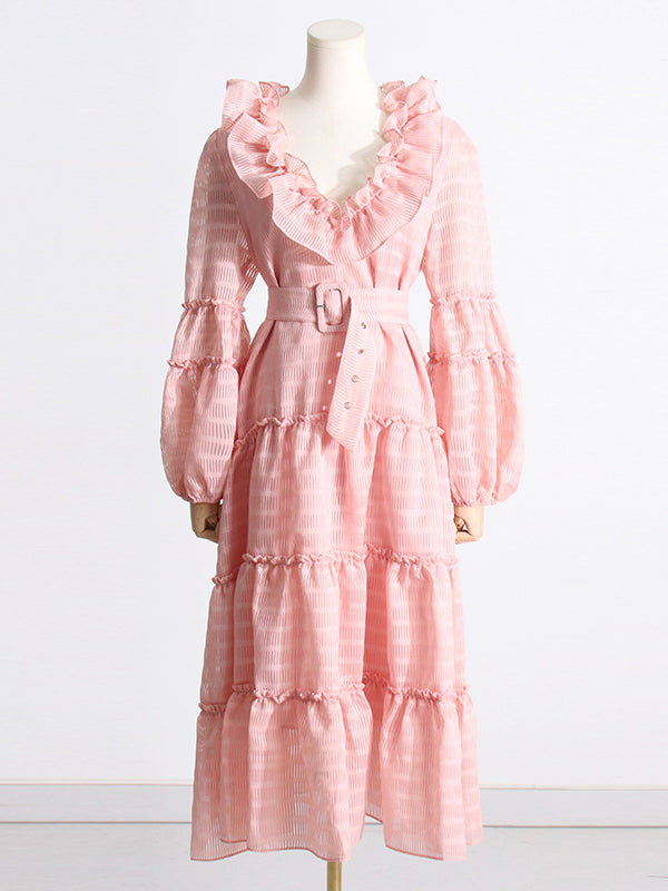 Ruffled Tiered Maxi Dress