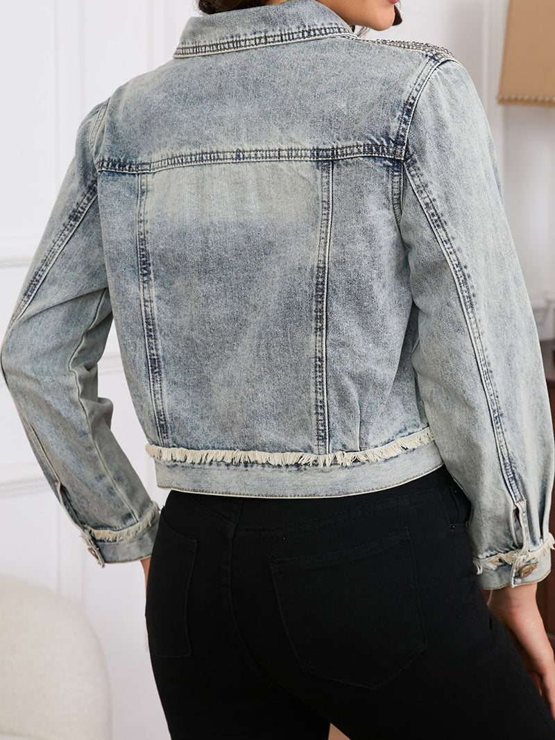 Distressed Denim Jacket