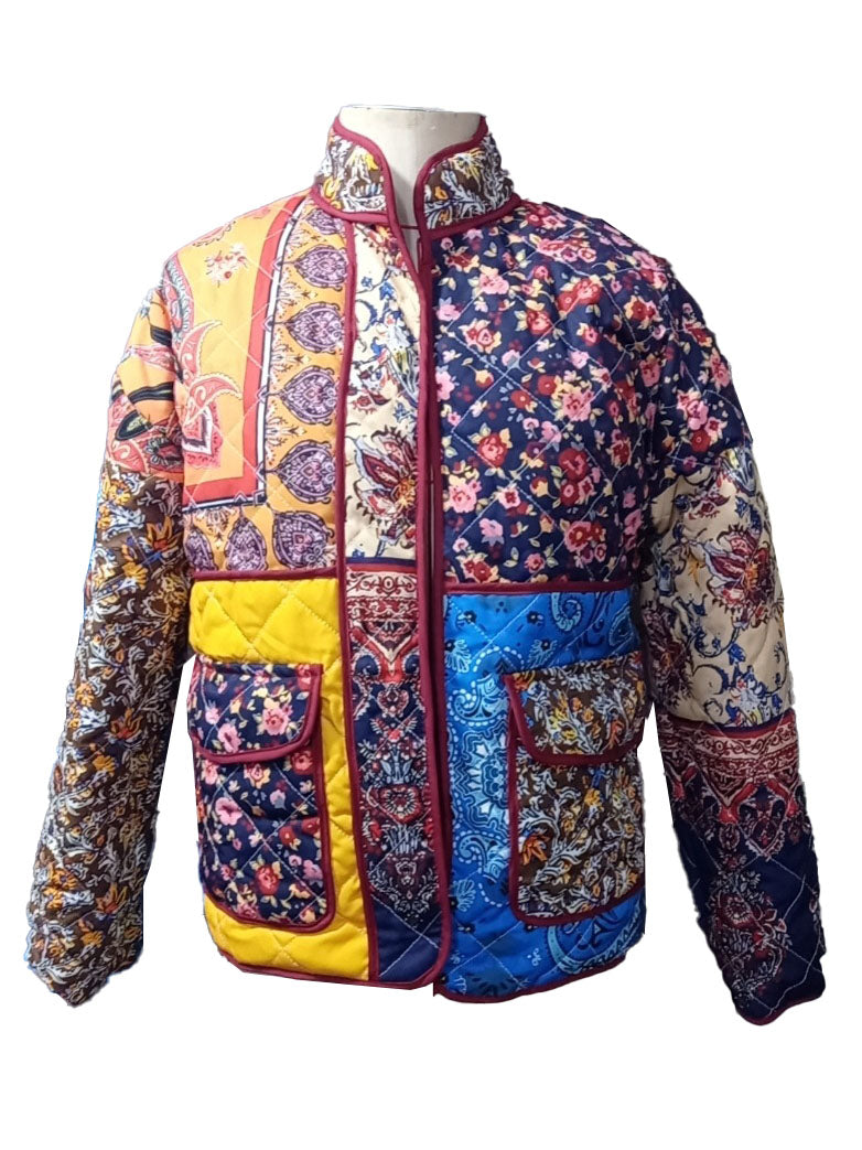 Boho Patchwork Quilted Jacket