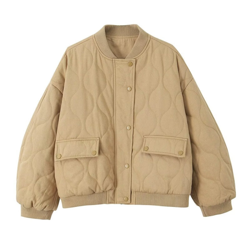 Quilted Bomber Jacket