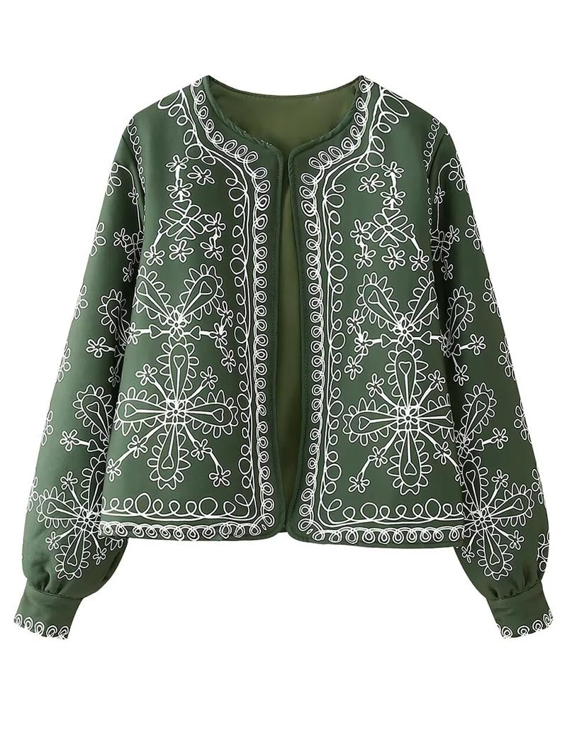 Floral Bomber Jacket