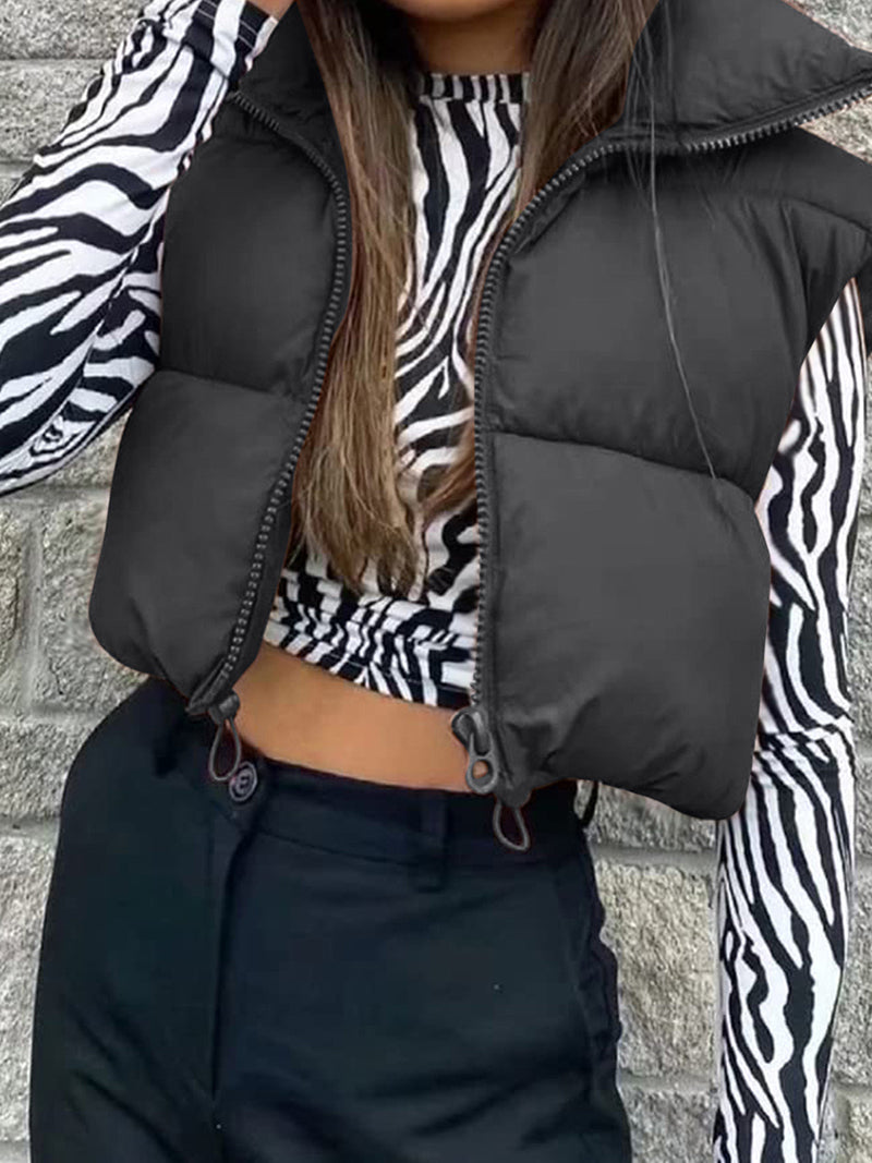 Puffer Crop Vest