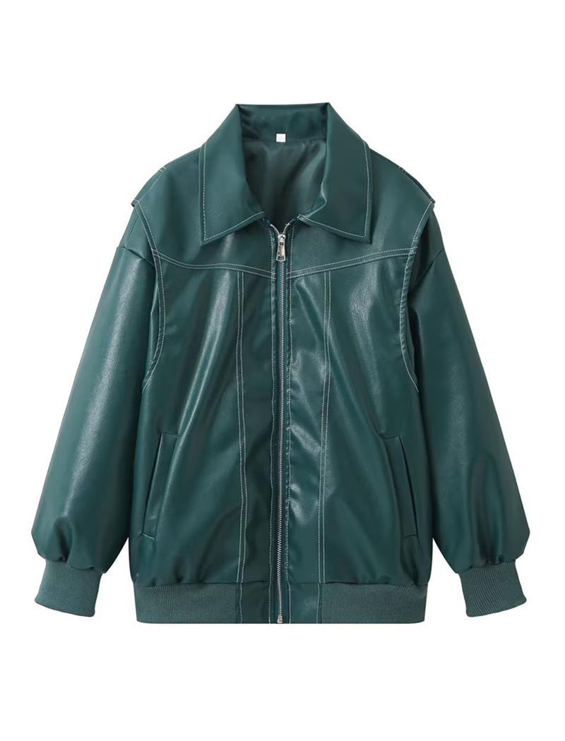 Oversized Zip-Up Jacket