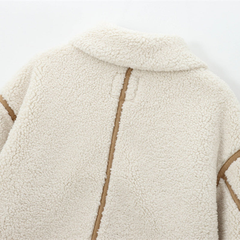 Shearling Zip-Up Jacket
