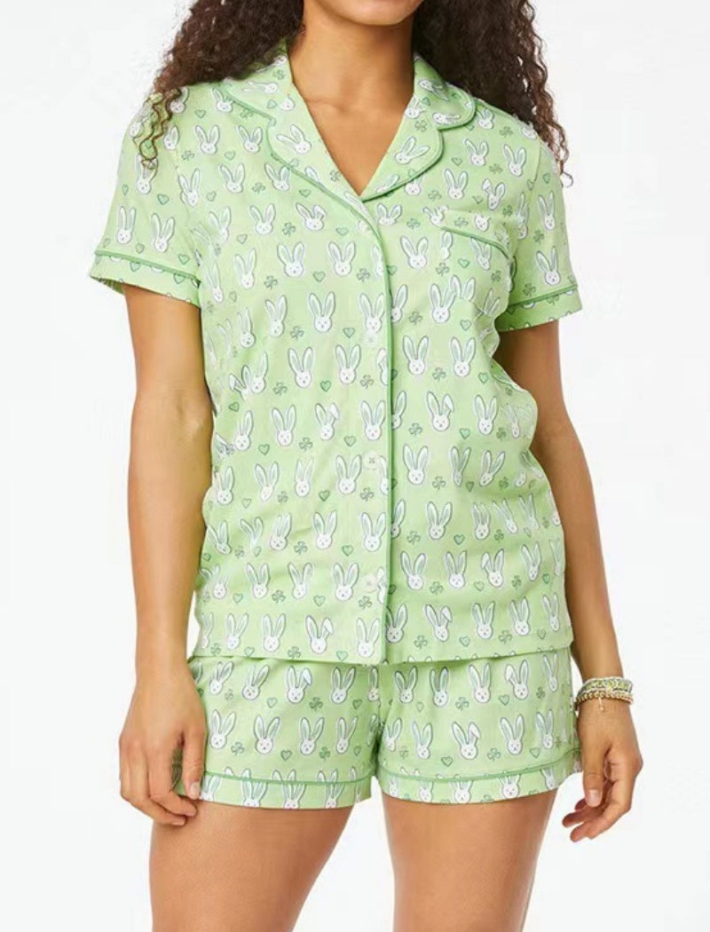 Colorful Bottle Print Pajama Set