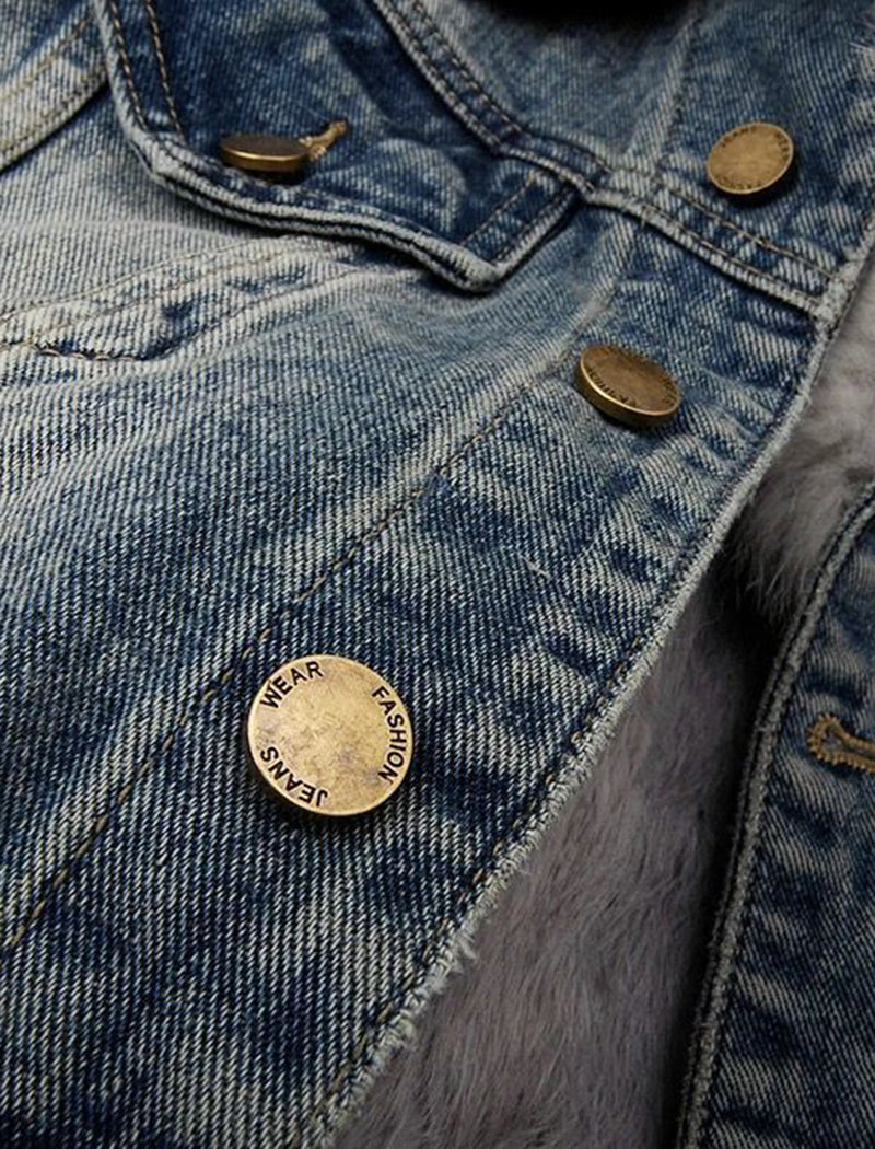 Faux Fur Collar Coat