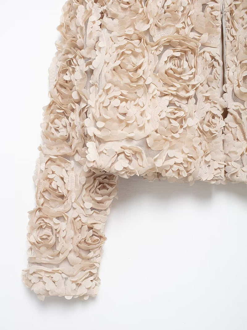 Floral Cropped Jacket