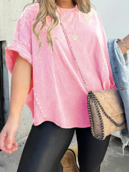 Studded Oversized Tee