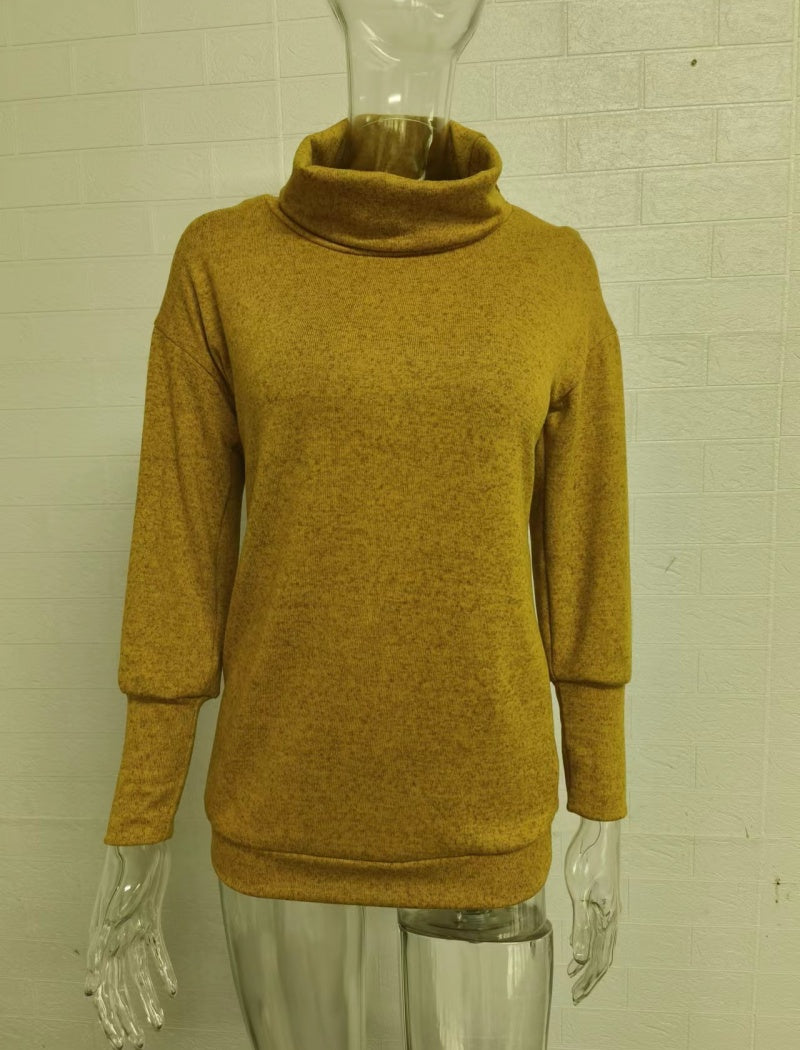 Classic Cowl Neck Sweater Top