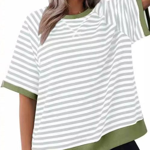 Striped Colorblock T-shirt