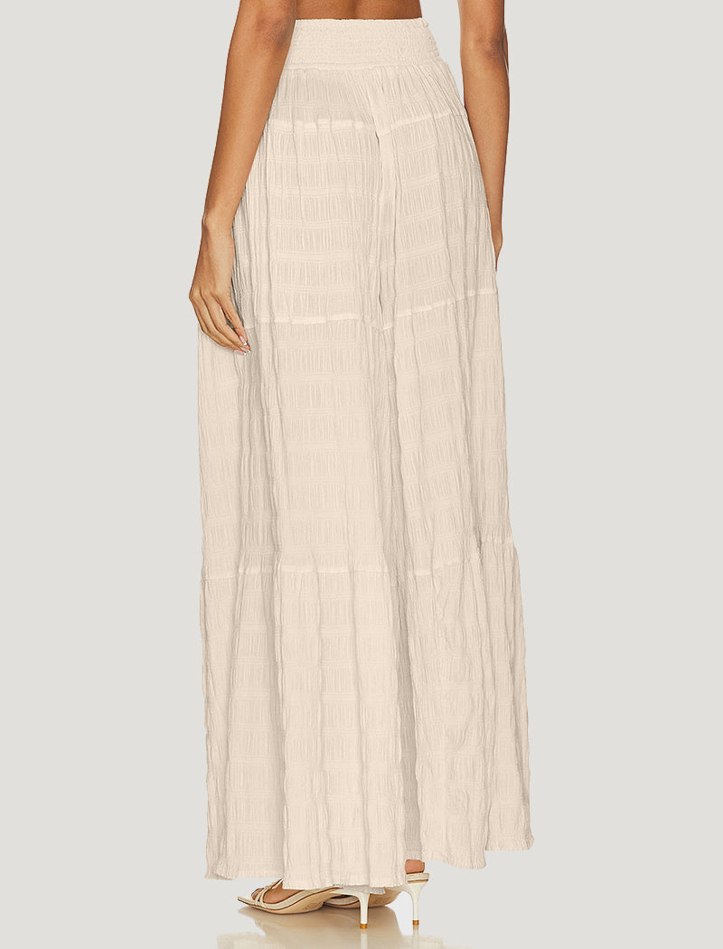Drawstring Wide-Leg Pants