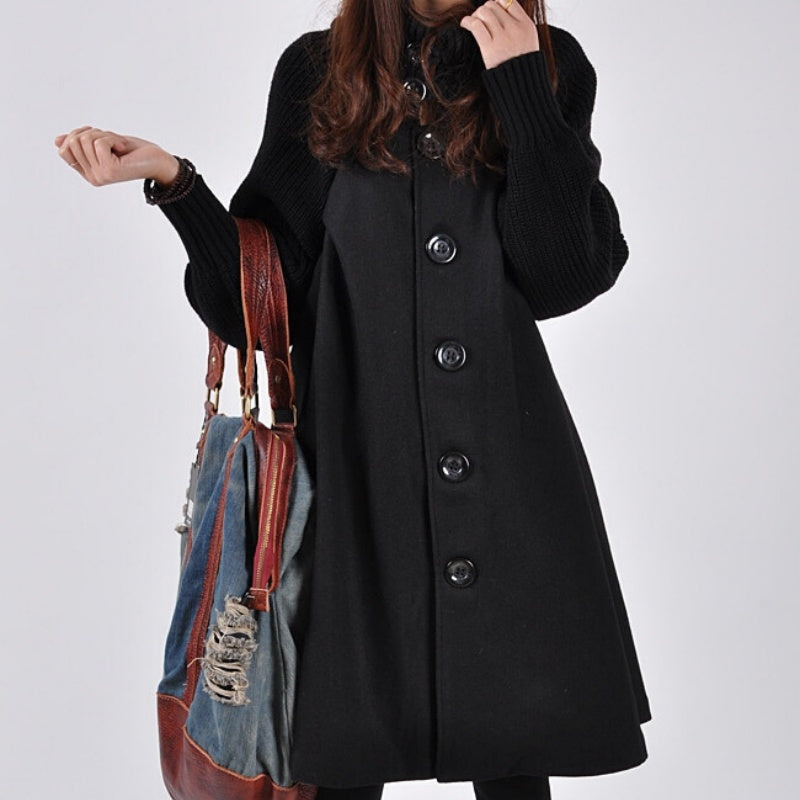Oversized Cape Trench Coat