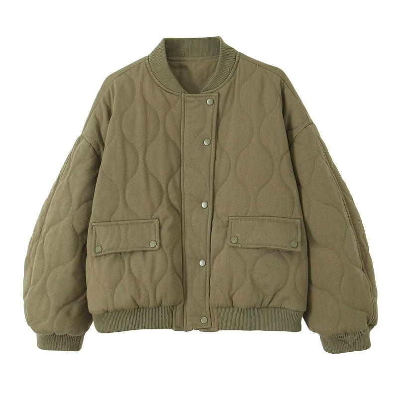 Quilted Bomber Jacket