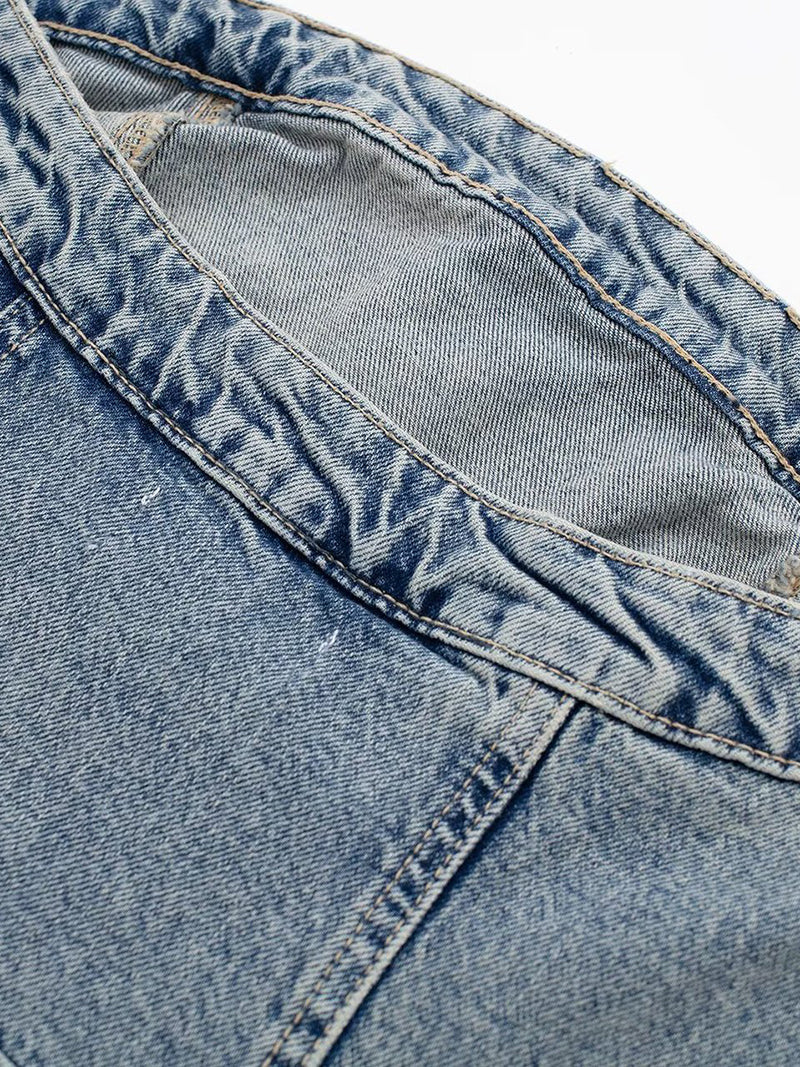 Strapless Denim Mini Dress