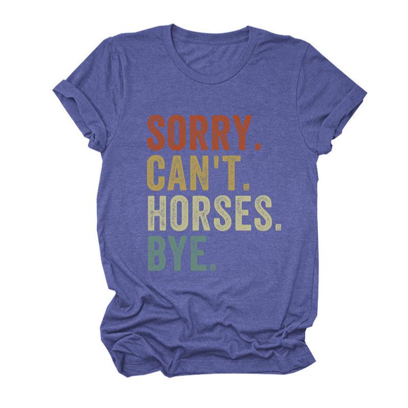 Letter Print Short-Sleeve Tee