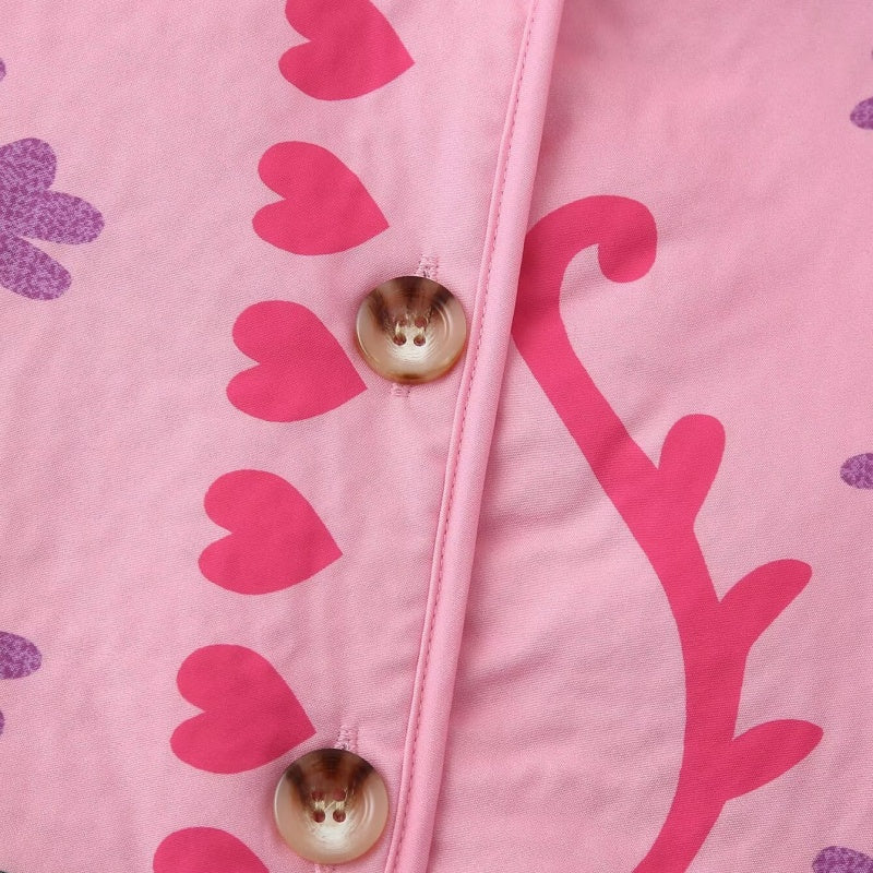 Floral Print Button-Up Jacket