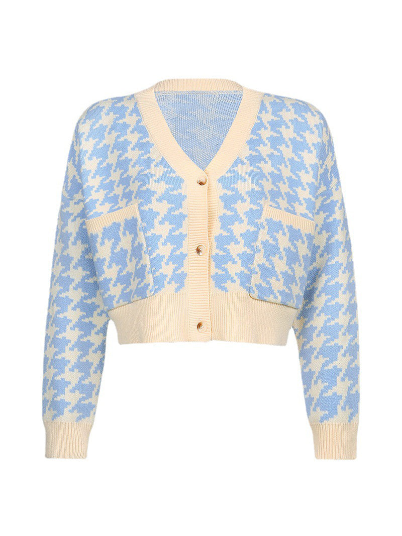 Houndstooth Cardigan
