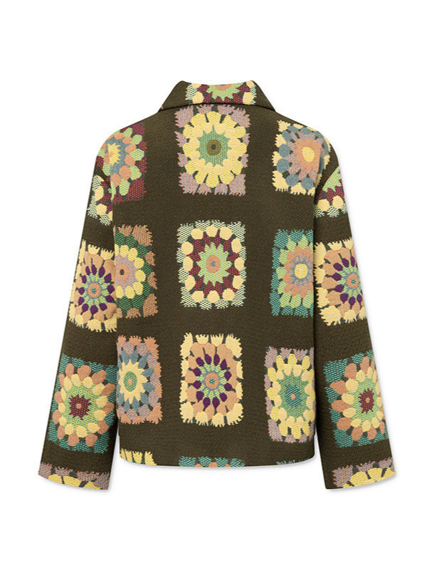 Floral Button-Up Jacket