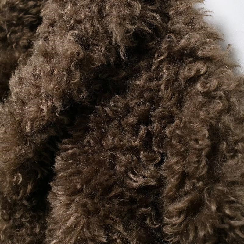 Faux Fur Coat with Relaxed Silhouette