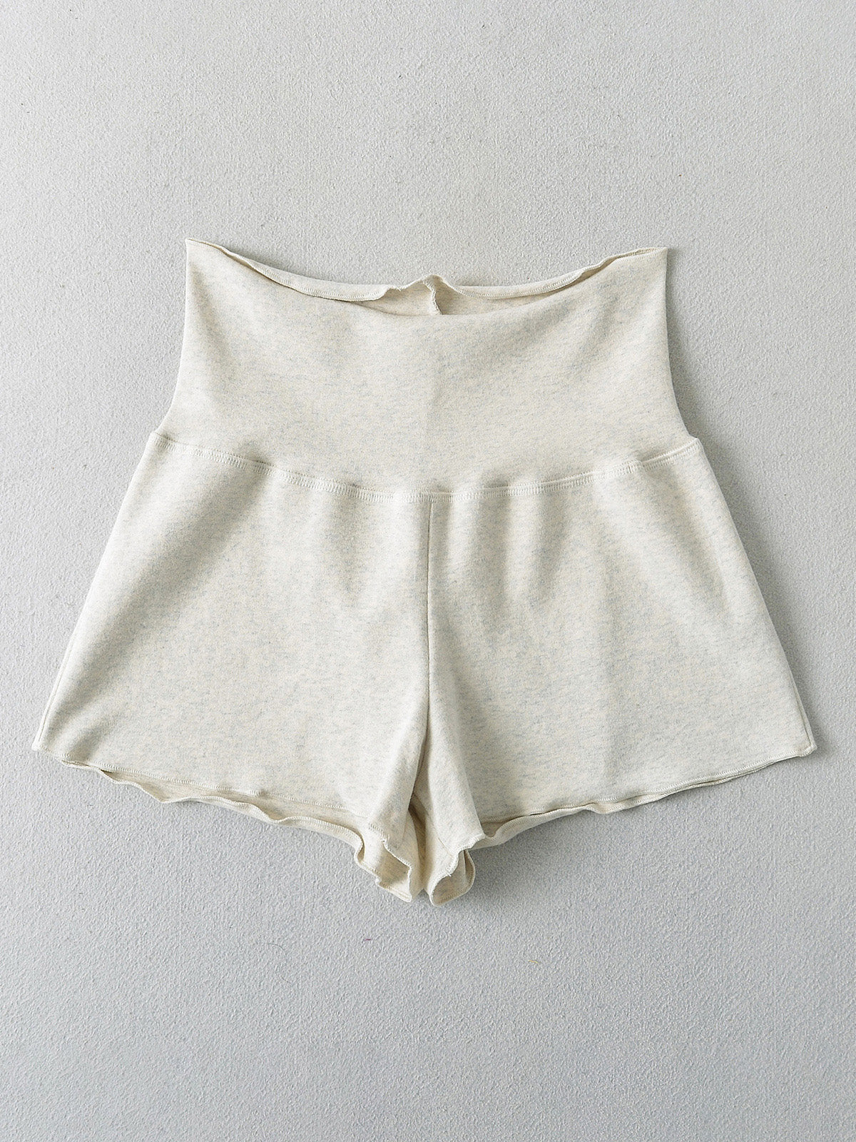 Low-Rise Scalloped Shorts