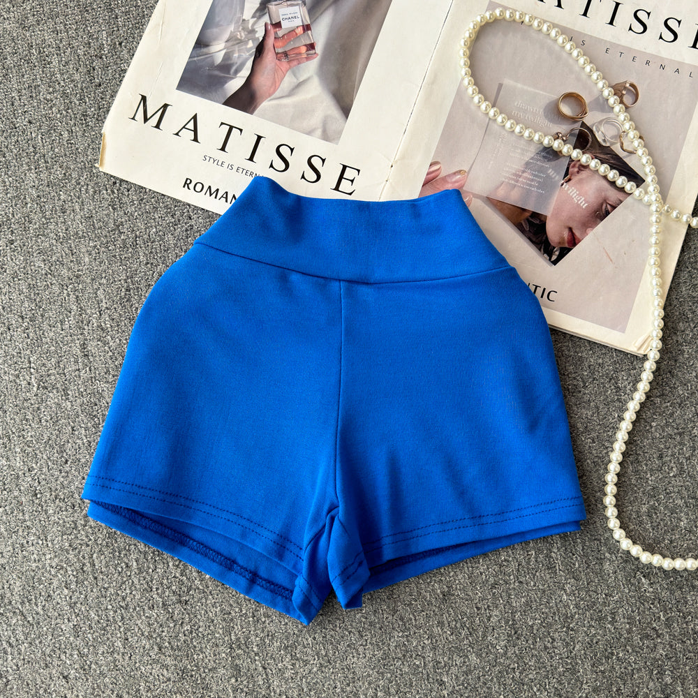 High-Rise Stretch Shorts
