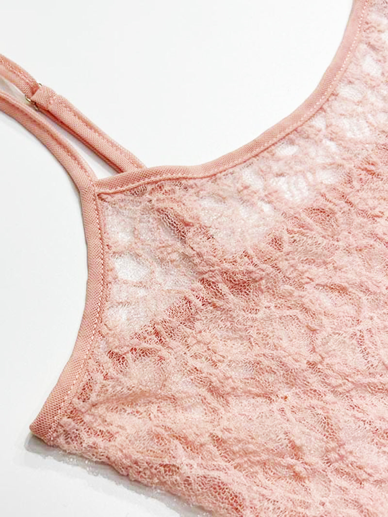 Asymmetrical Lace Cover-Up Dress