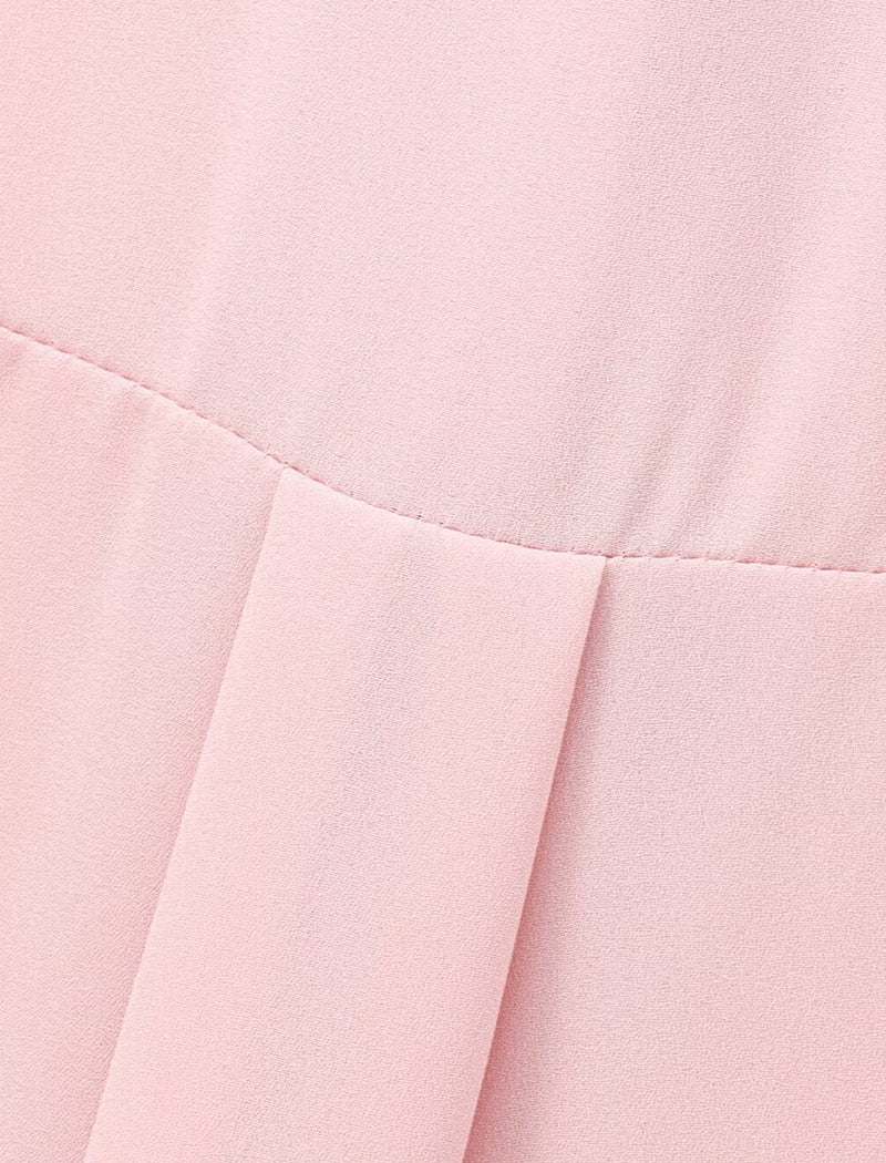 Bow Accent Long Sleeve Blouse