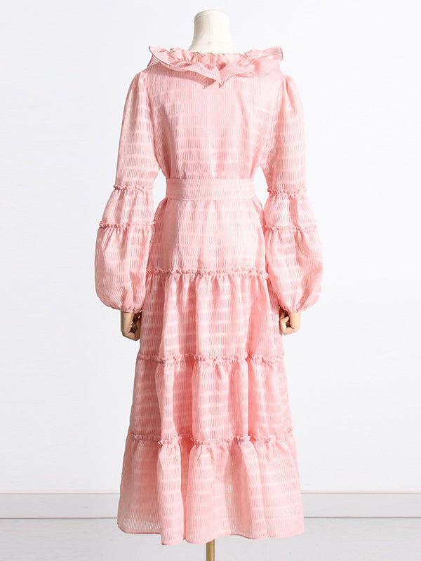 Ruffled Tiered Maxi Dress