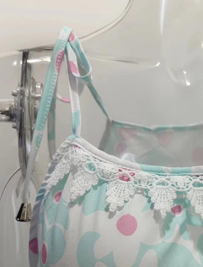 Wide-Leg Floral Cami Jumpsuit